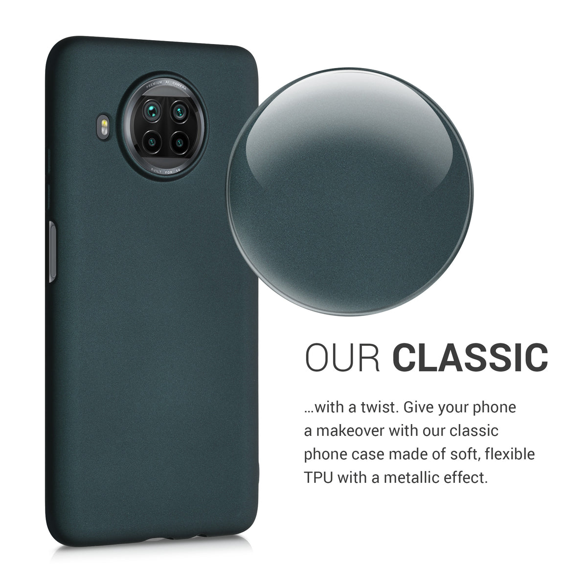 kwmobile Handyhülle für Xiaomi Mi 10T Lite Hülle - Silikon Case - Schutzhülle Cover