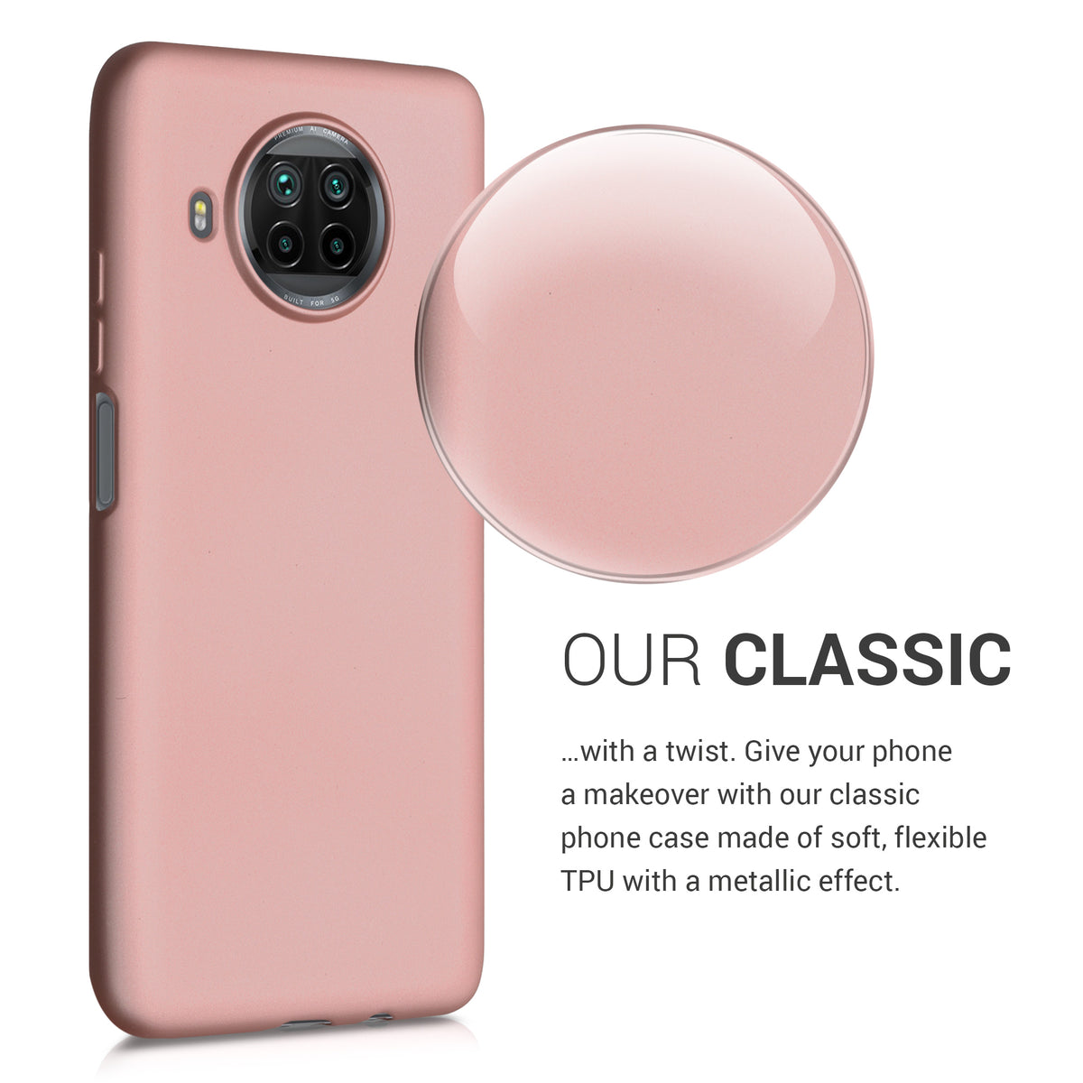 kwmobile Handyhülle für Xiaomi Mi 10T Lite Hülle - Silikon Case - Schutzhülle Cover