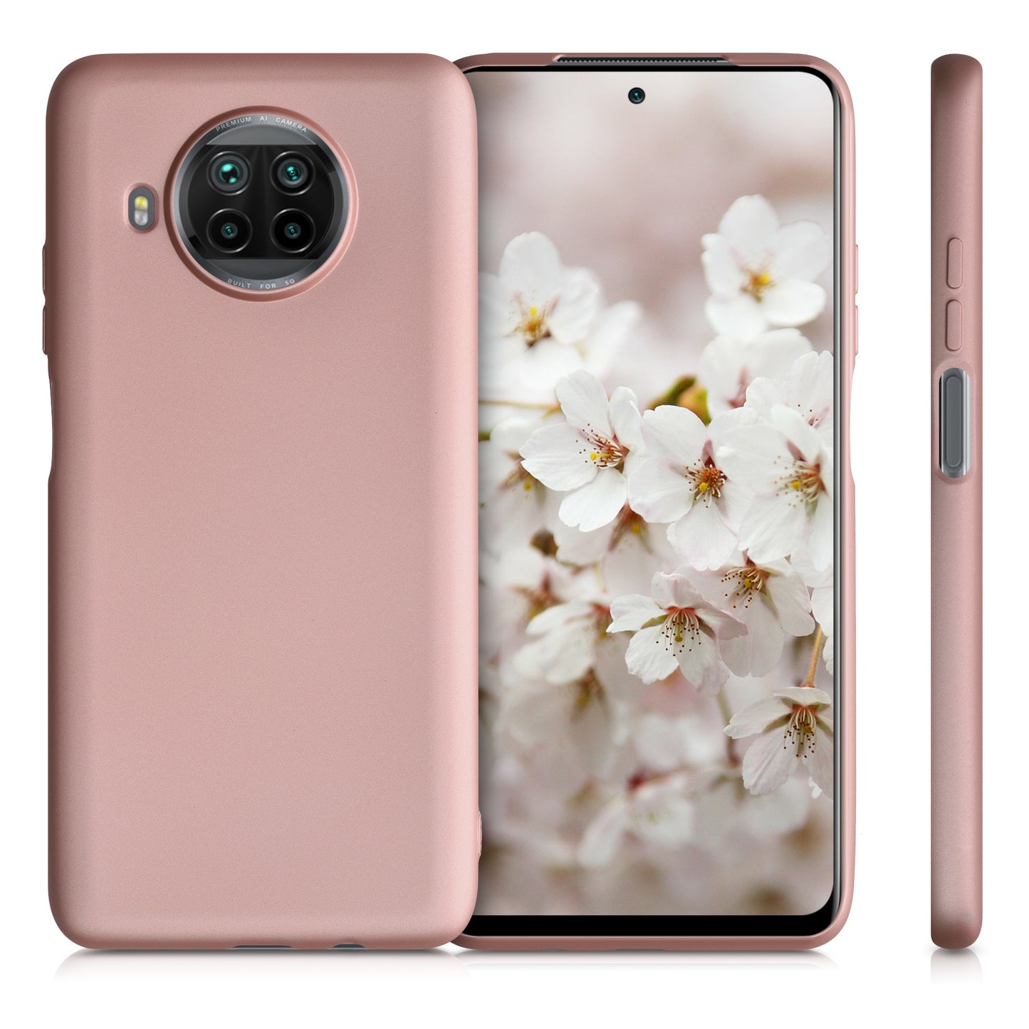 kwmobile Handyhülle für Xiaomi Mi 10T Lite Hülle - Silikon Case - Schutzhülle Cover