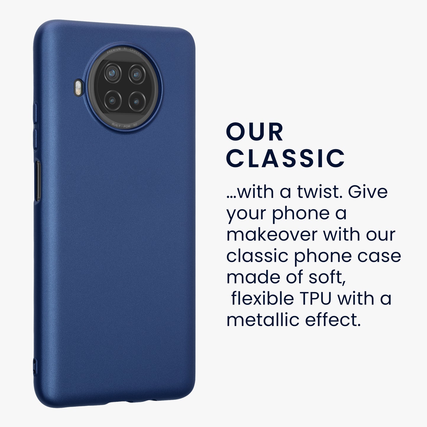 kwmobile Handyhülle für Xiaomi Mi 10T Lite Hülle - Silikon Case - Schutzhülle Cover