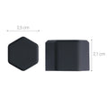 kwmobile 20x Abdeckung für 21 mm Radmuttern Auto Rad Schraube - Radschrauben Cover - Mutter Kappen - Sonstiges