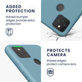 kwmobile Hülle kompatibel mit Google Pixel 5 Hülle - gummierte Silikon Handyhülle - Schutzhülle für kabelloses Laden - Case