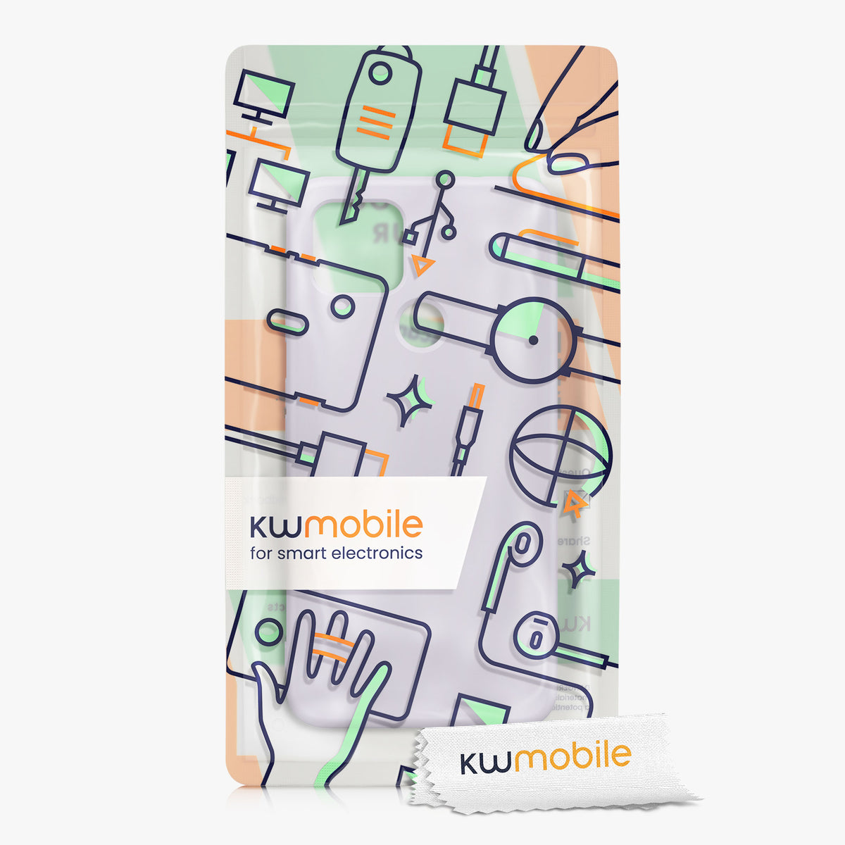 kwmobile Hülle kompatibel mit Google Pixel 4a 5G - Schutzhülle für kabelloses Laden - Case