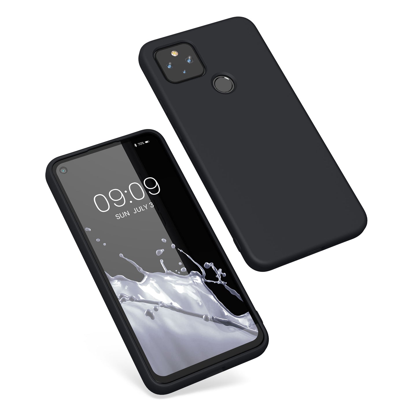 kwmobile Hülle kompatibel mit Google Pixel 4a 5G - Schutzhülle für kabelloses Laden - Case