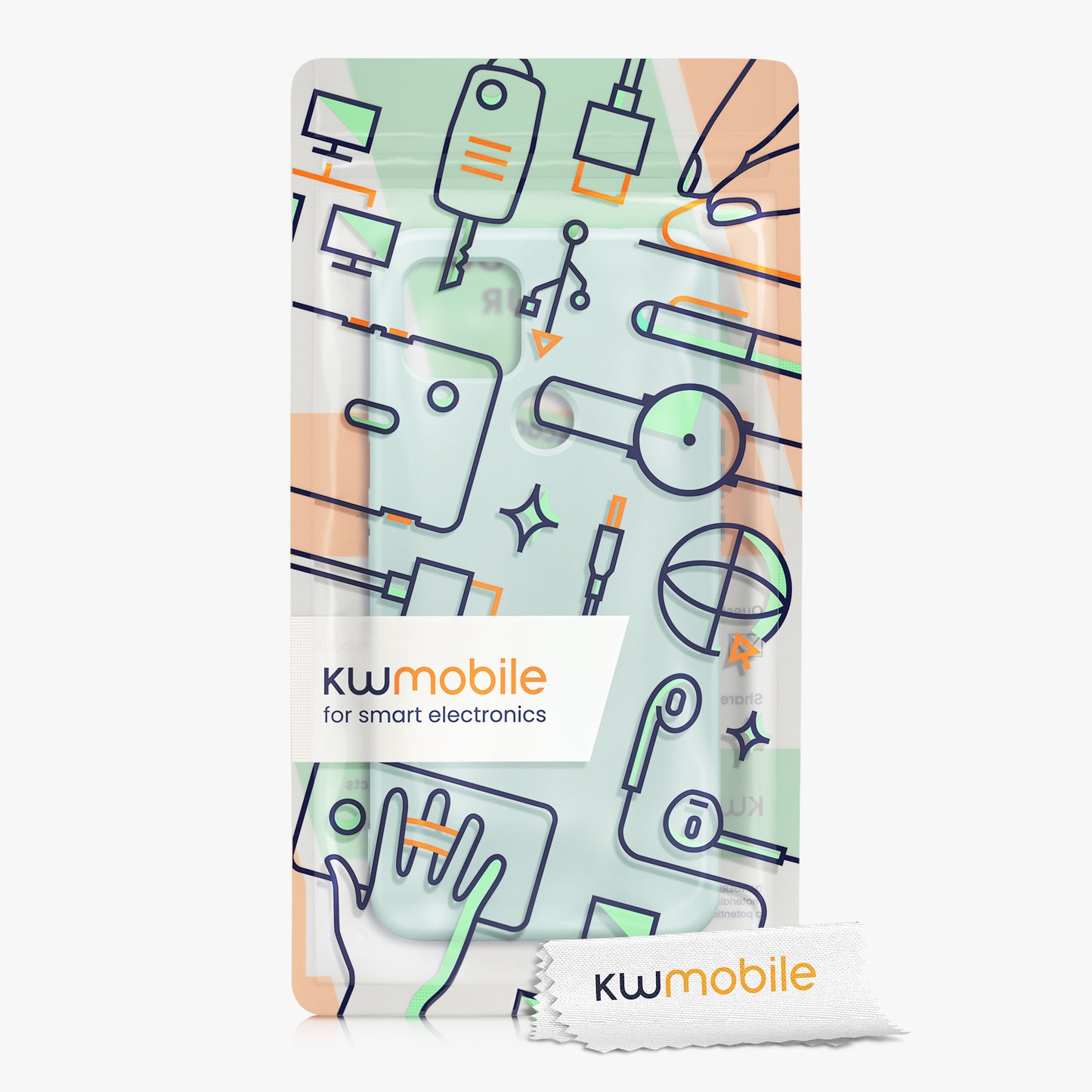 kwmobile Hülle kompatibel mit Google Pixel 4a 5G - Schutzhülle für kabelloses Laden - Case