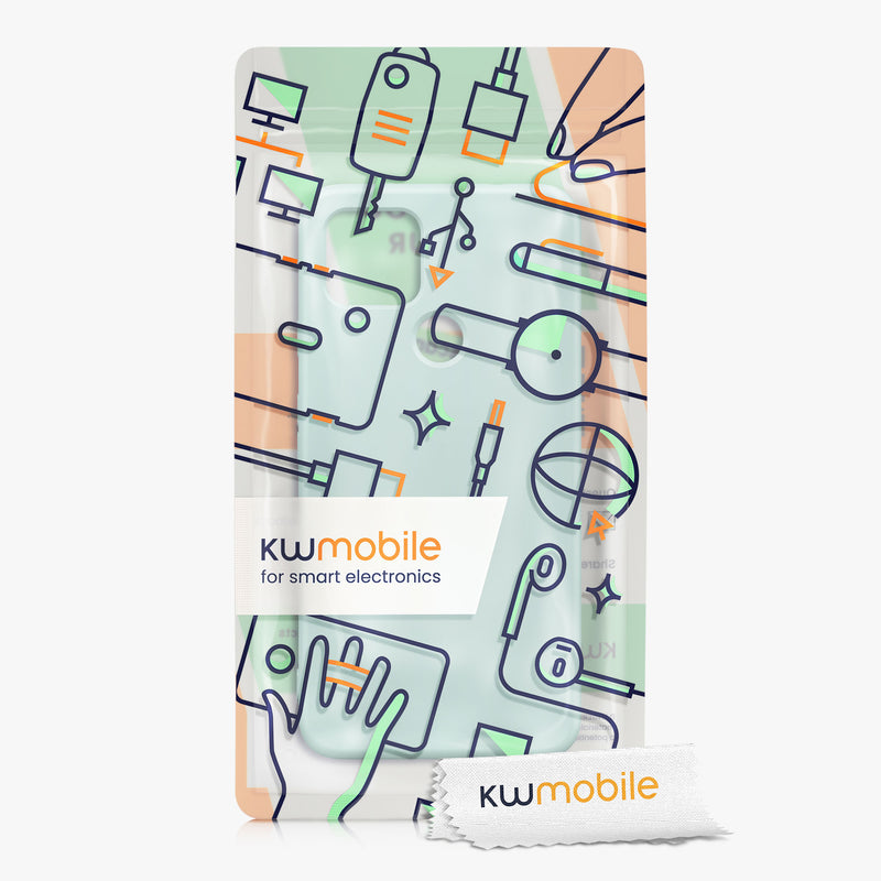 kwmobile Hülle kompatibel mit Google Pixel 4a 5G - Schutzhülle für kabelloses Laden - Case
