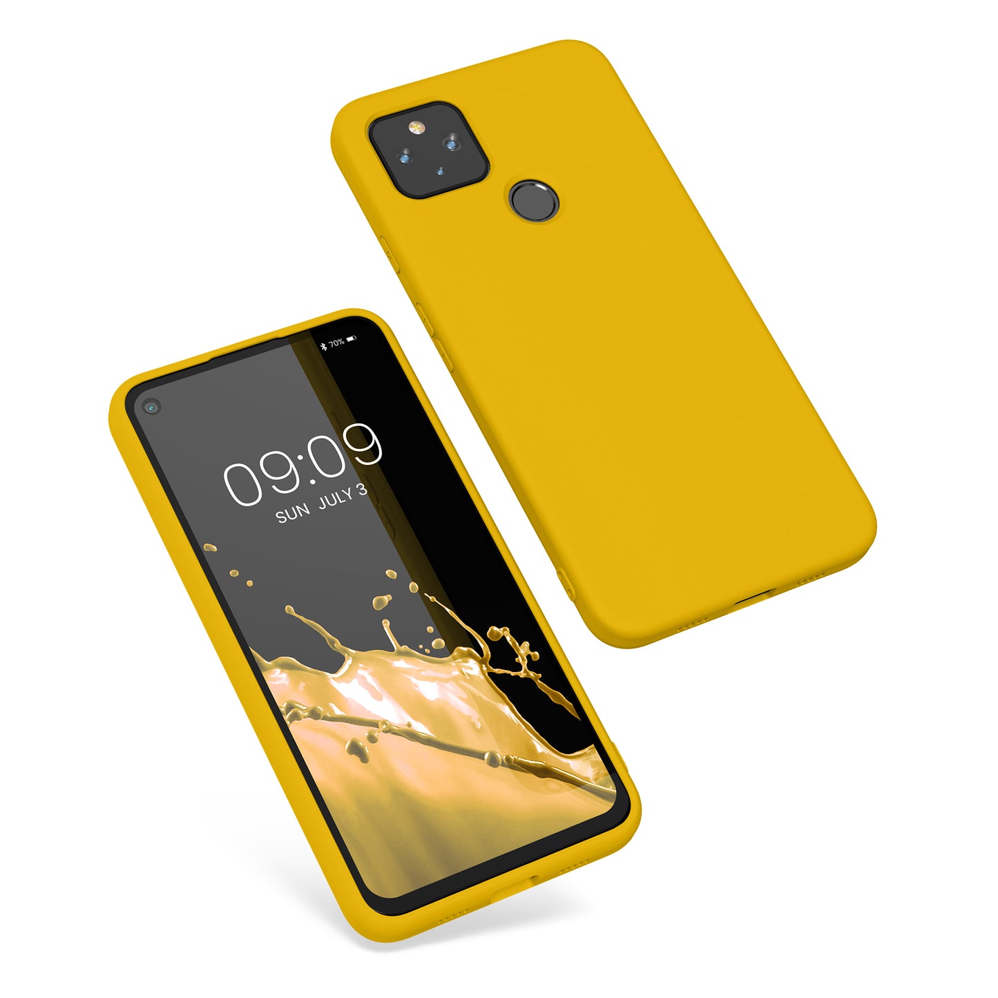 kwmobile Hülle kompatibel mit Google Pixel 4a 5G - Schutzhülle für kabelloses Laden - Case