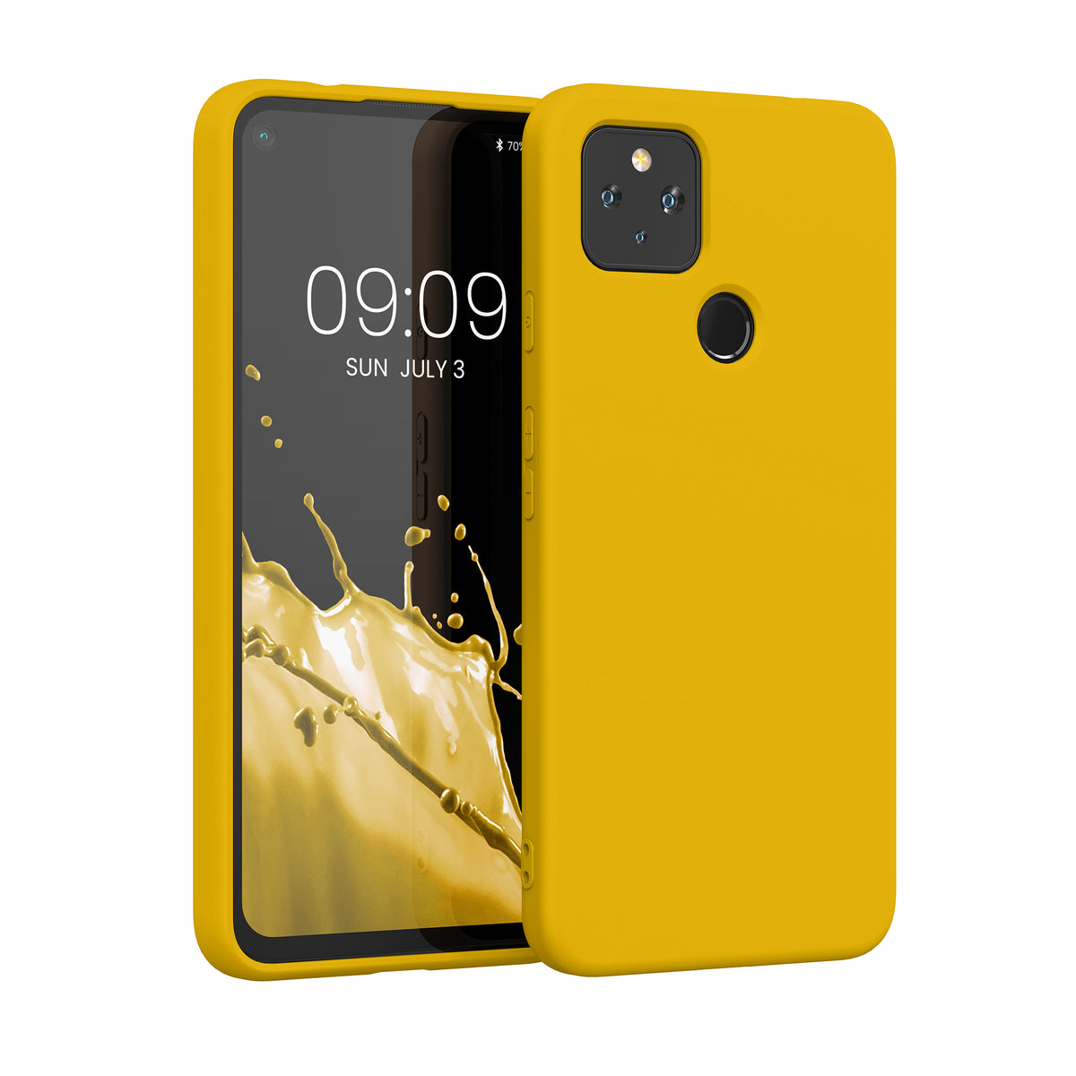 kwmobile Hülle kompatibel mit Google Pixel 4a 5G - Schutzhülle für kabelloses Laden - Case