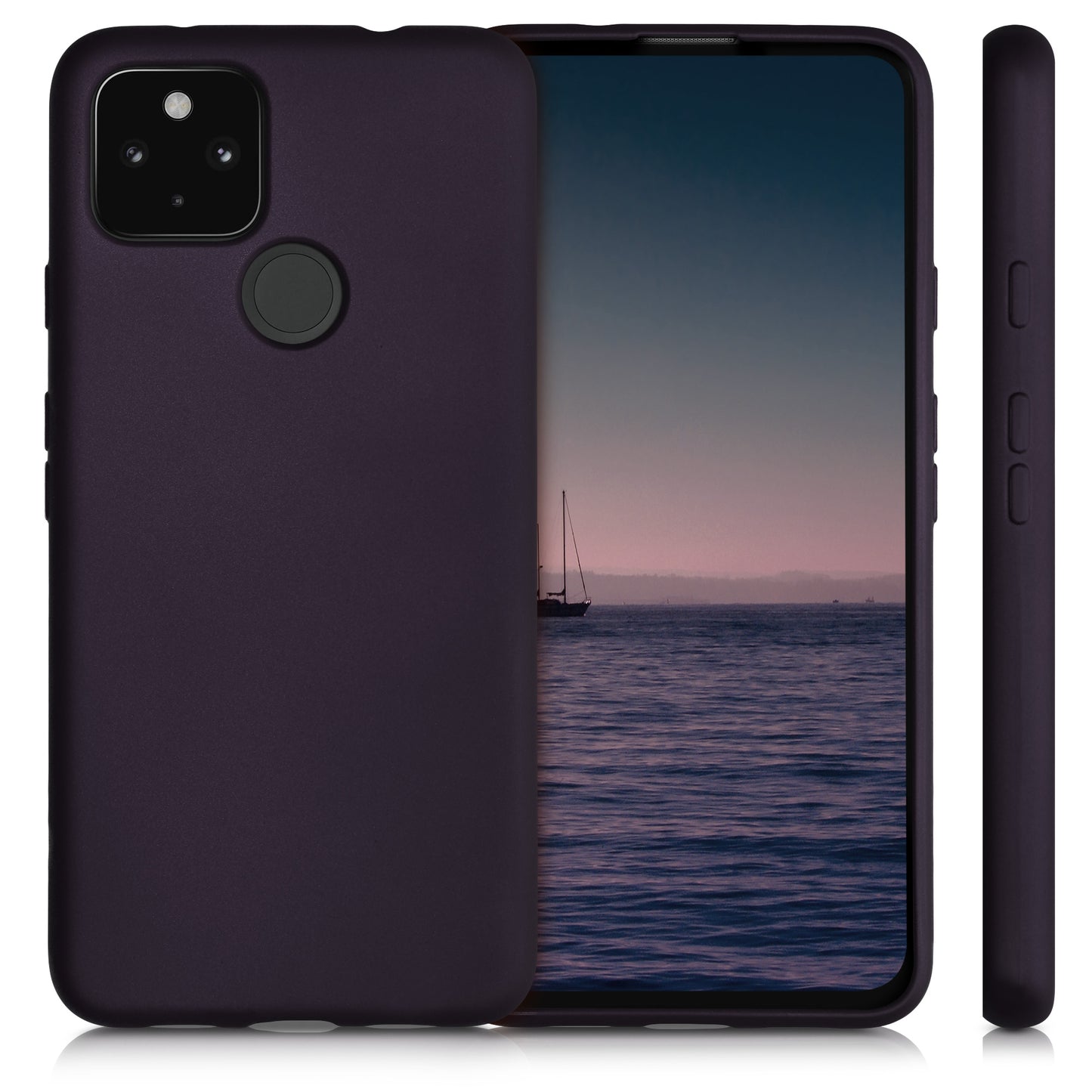 kwmobile Handyhülle für Google Pixel 4a 5G Hülle - Silikon Case - Schutzhülle Cover