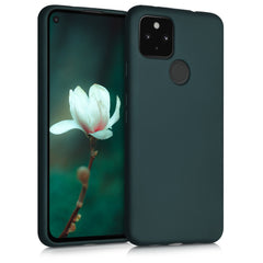 Google Pixel 4a 5G Metallic Silikon Handyhülle, Metallic Petrol
