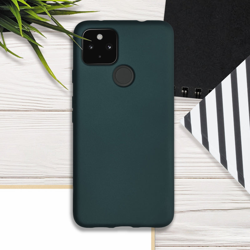 kwmobile Handyhülle für Google Pixel 4a 5G Hülle - Silikon Case - Schutzhülle Cover