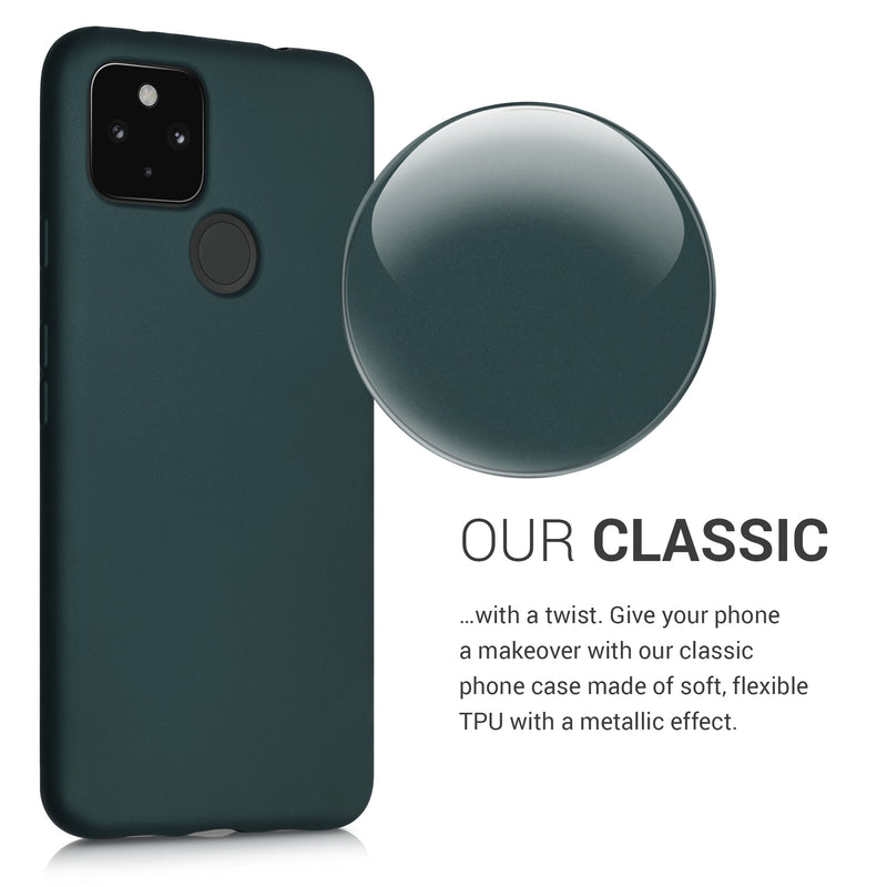 kwmobile Handyhülle für Google Pixel 4a 5G Hülle - Silikon Case - Schutzhülle Cover
