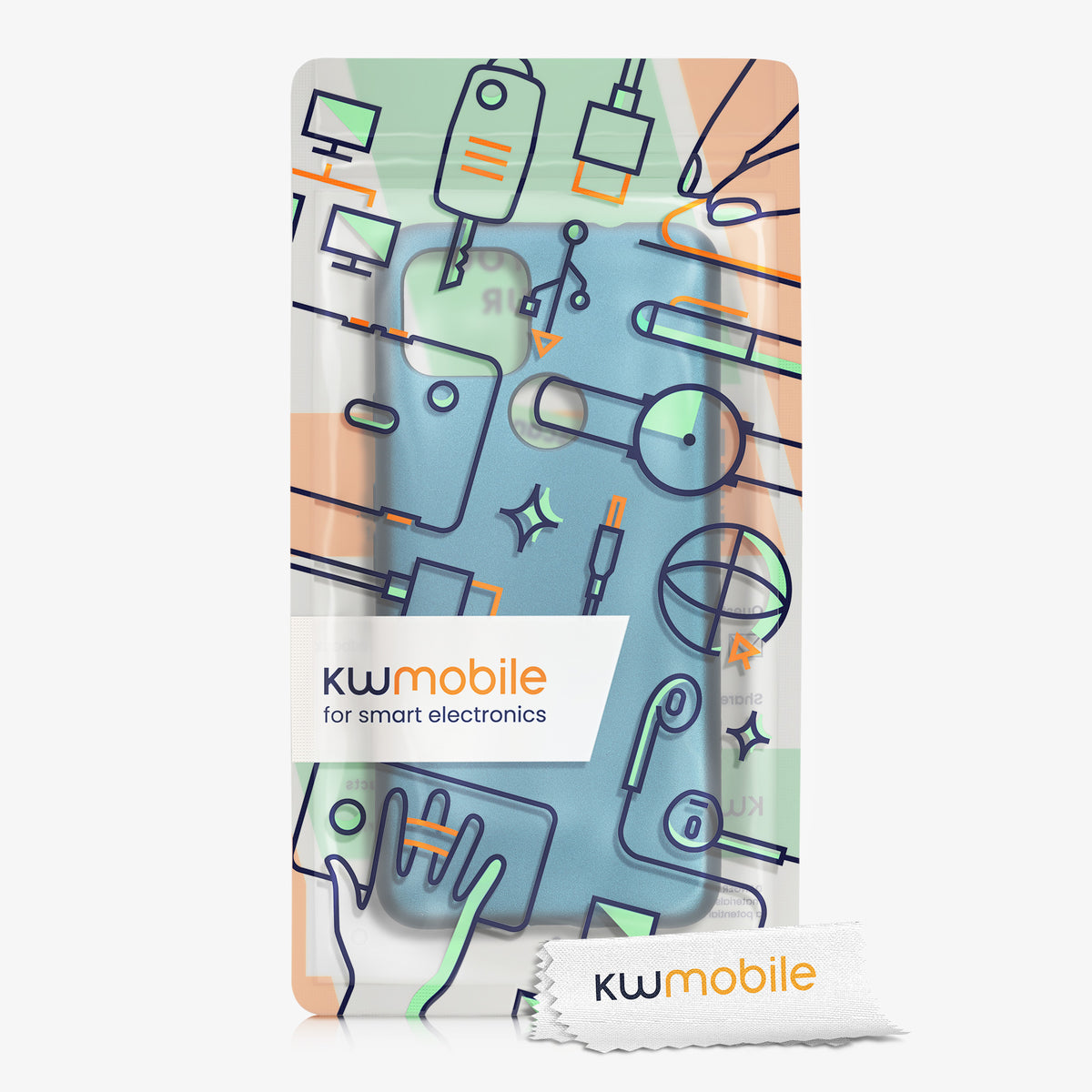 kwmobile Handyhülle für Google Pixel 4a 5G Hülle - Silikon Case - Schutzhülle Cover