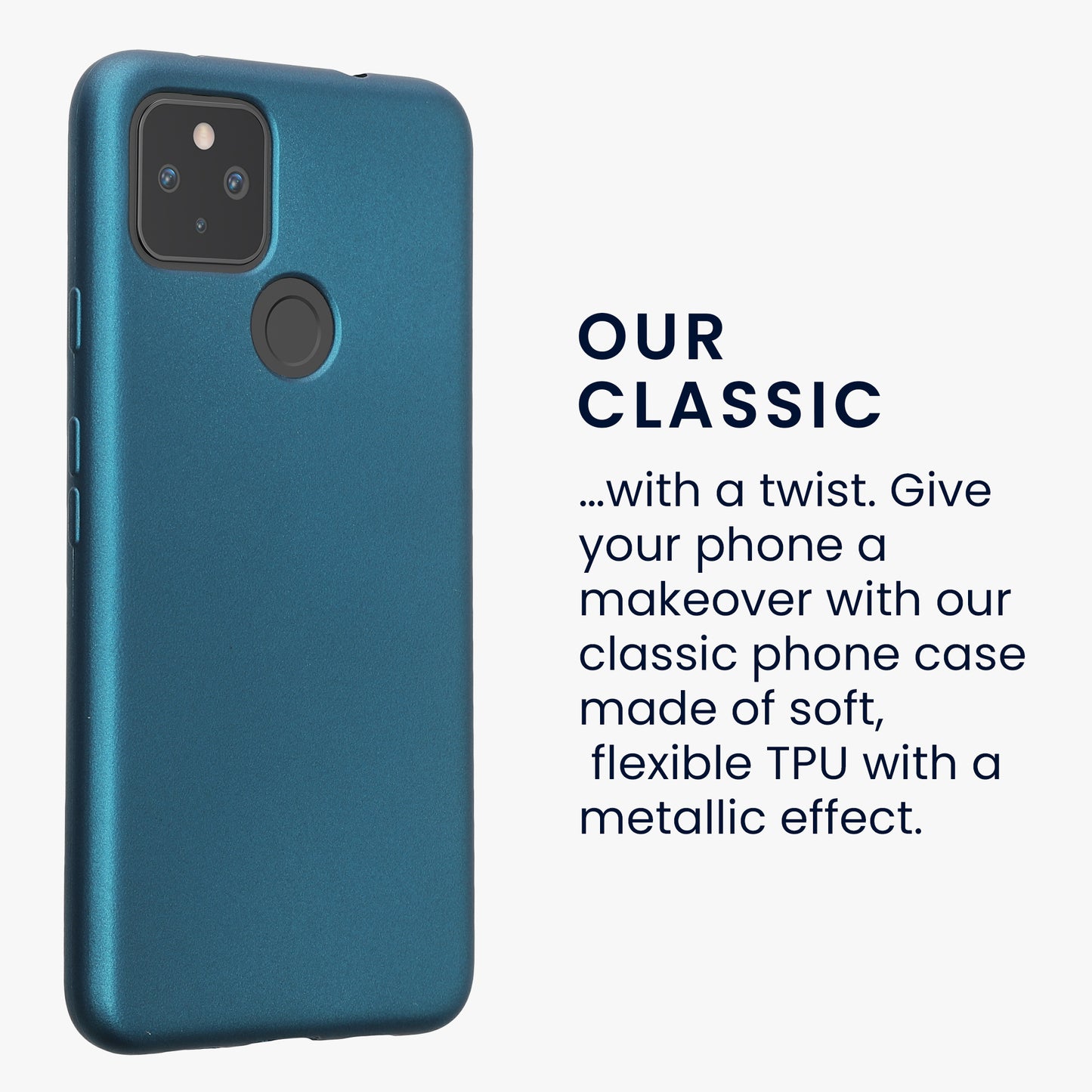kwmobile Handyhülle für Google Pixel 4a 5G Hülle - Silikon Case - Schutzhülle Cover
