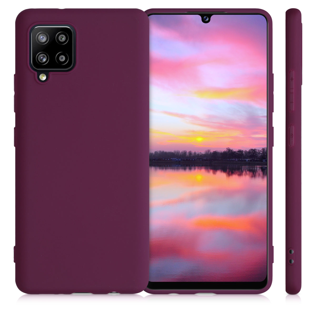 kwmobile Handyhülle für Samsung Galaxy A42 5G Hülle - Kabelloses Laden - Schutzhülle Cover