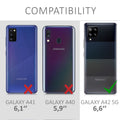 kwmobile Handyhülle für Samsung Galaxy A42 5G Hülle - Silikon Case - Schutzhülle Cover
