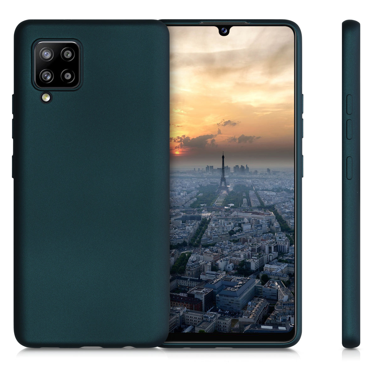 kwmobile Handyhülle für Samsung Galaxy A42 5G Hülle - Silikon Case - Schutzhülle Cover