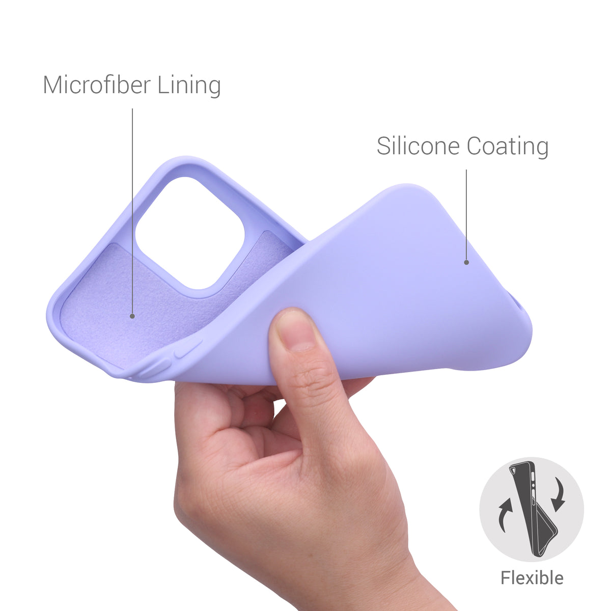 kwmobile Hülle kompatibel mit Apple iPhone 12 / iPhone 12 Pro Hülle - gummierte Silikon Handyhülle - Schutzhülle für kabelloses Laden - Case