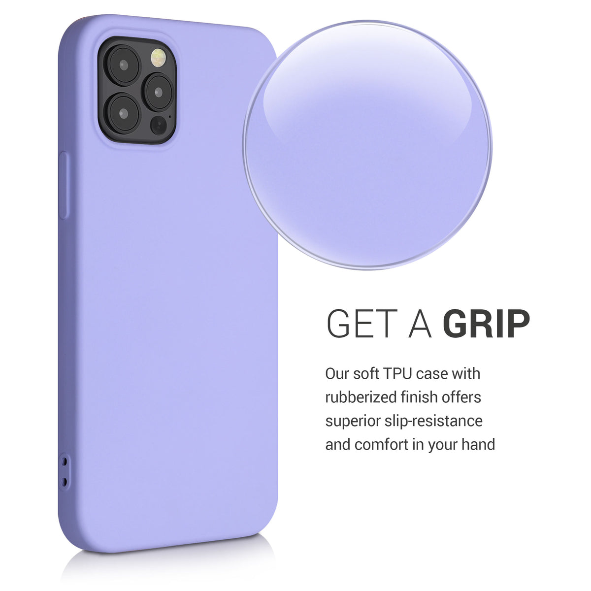 kwmobile Hülle kompatibel mit Apple iPhone 12 / iPhone 12 Pro Hülle - gummierte Silikon Handyhülle - Schutzhülle für kabelloses Laden - Case
