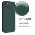 kwmobile Hülle kompatibel mit Apple iPhone 12 / iPhone 12 Pro Hülle - gummierte Silikon Handyhülle - Schutzhülle für kabelloses Laden - Case