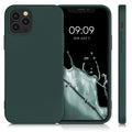 kwmobile Hülle kompatibel mit Apple iPhone 12 / iPhone 12 Pro Hülle - gummierte Silikon Handyhülle - Schutzhülle für kabelloses Laden - Case