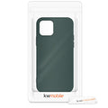 kwmobile Hülle kompatibel mit Apple iPhone 12 / iPhone 12 Pro Hülle - gummierte Silikon Handyhülle - Schutzhülle für kabelloses Laden - Case