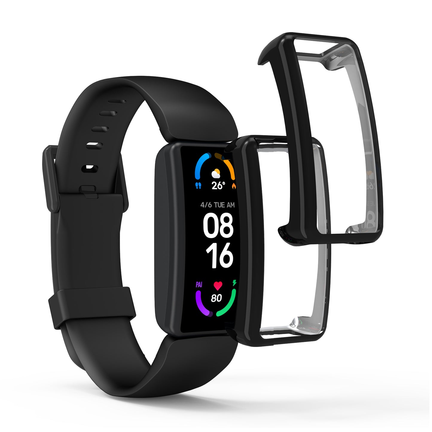 kwmobile Schutzhülle für Fitbit Inspire 3 / Inspire 2 / Ace 3 Fullbody Display Cover Set