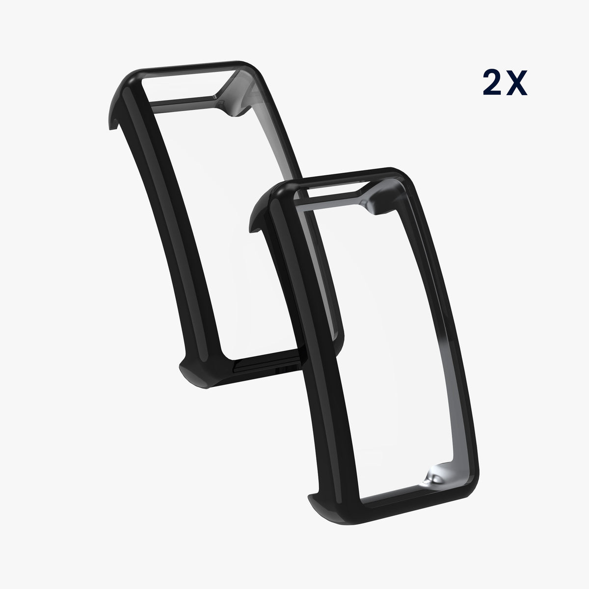 kwmobile Schutzhülle für Fitbit Inspire 3 / Inspire 2 / Ace 3 Fullbody Display Cover Set