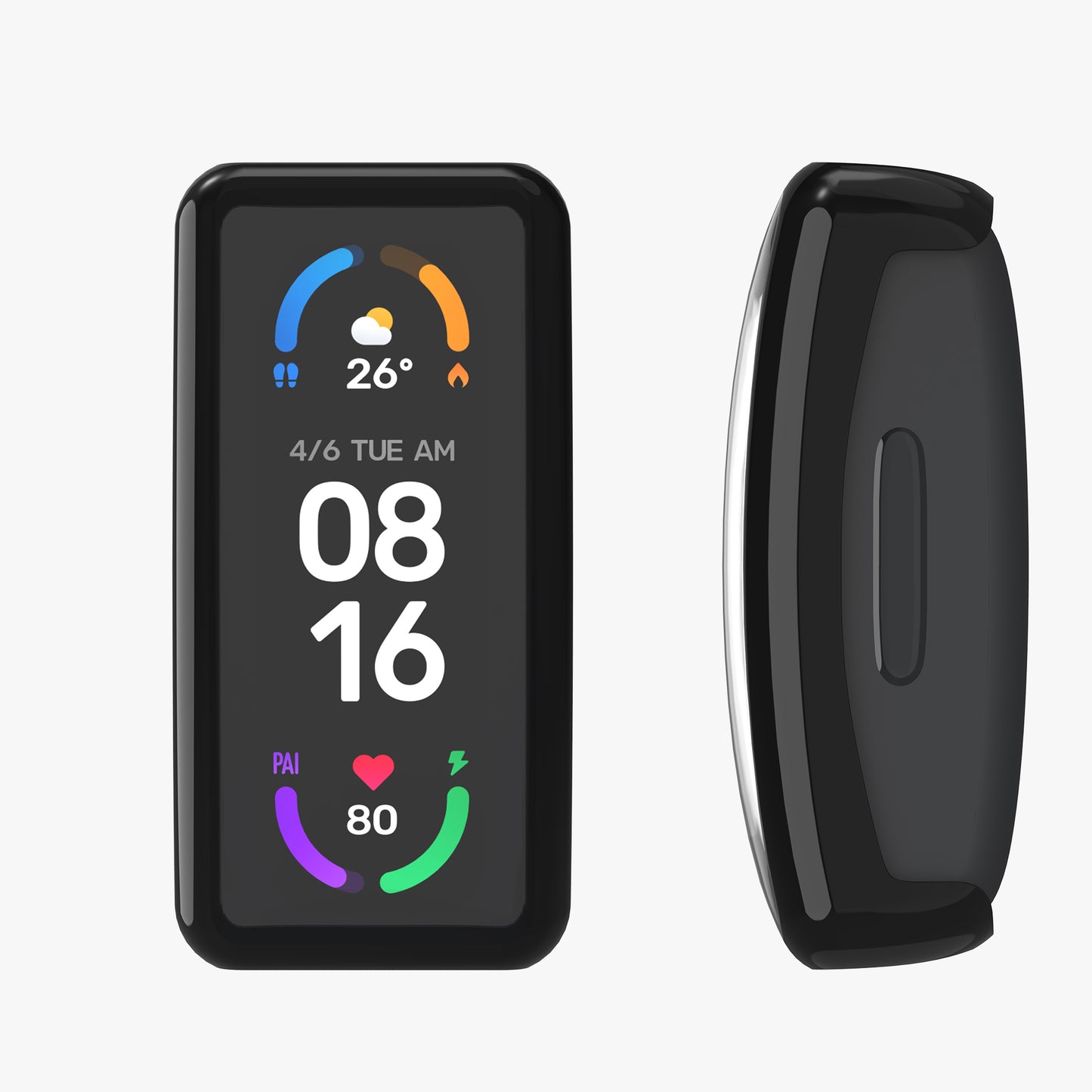 kwmobile Schutzhülle für Fitbit Inspire 3 / Inspire 2 / Ace 3 Fullbody Display Cover Set