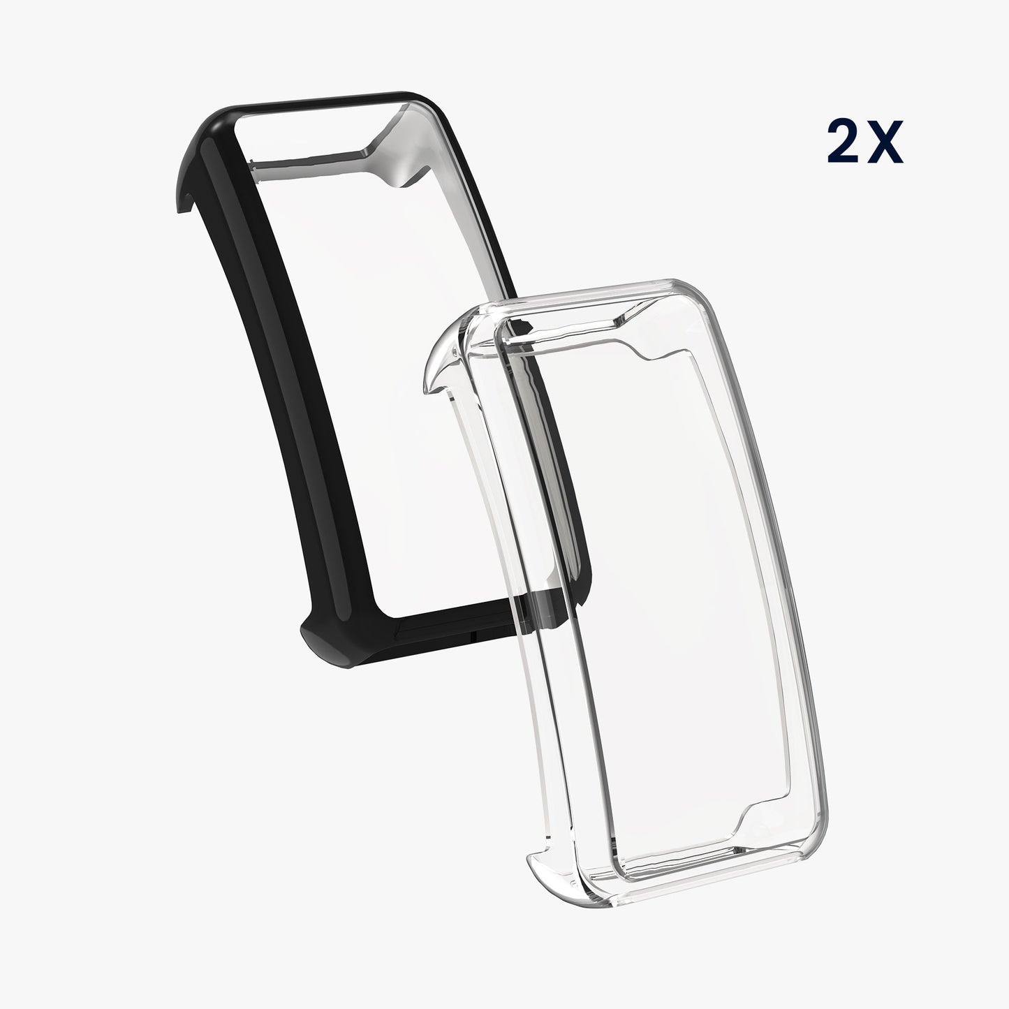 kwmobile Schutzhülle für Fitbit Inspire 3 / Inspire 2 / Ace 3 Fullbody Display Cover Set