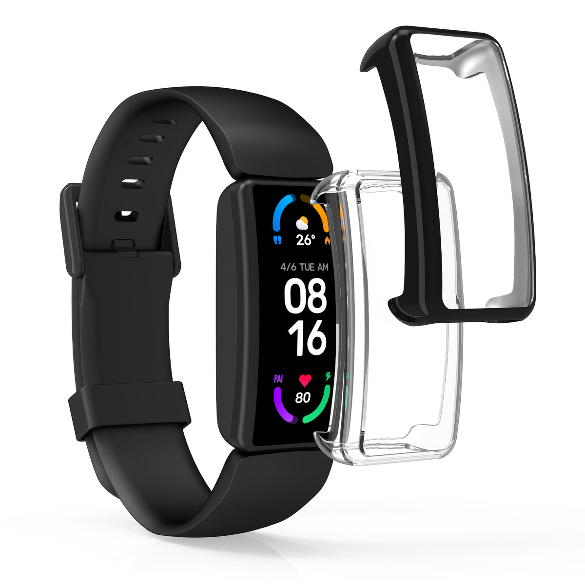 kwmobile Schutzhülle für Fitbit Inspire 3 / Inspire 2 / Ace 3 Fullbody Display Cover Set