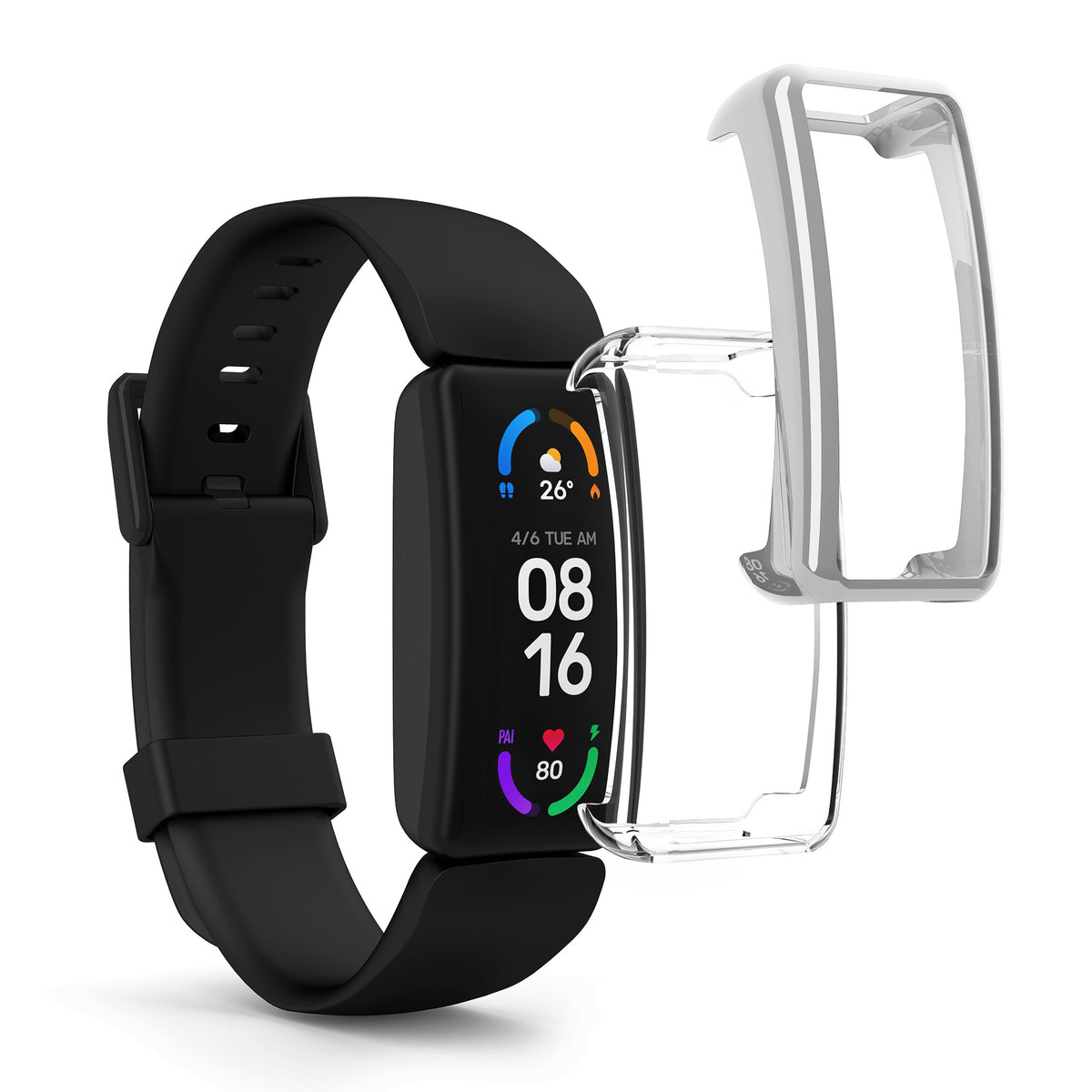 kwmobile Schutzhülle für Fitbit Inspire 3 / Inspire 2 / Ace 3 Fullbody Display Cover Set