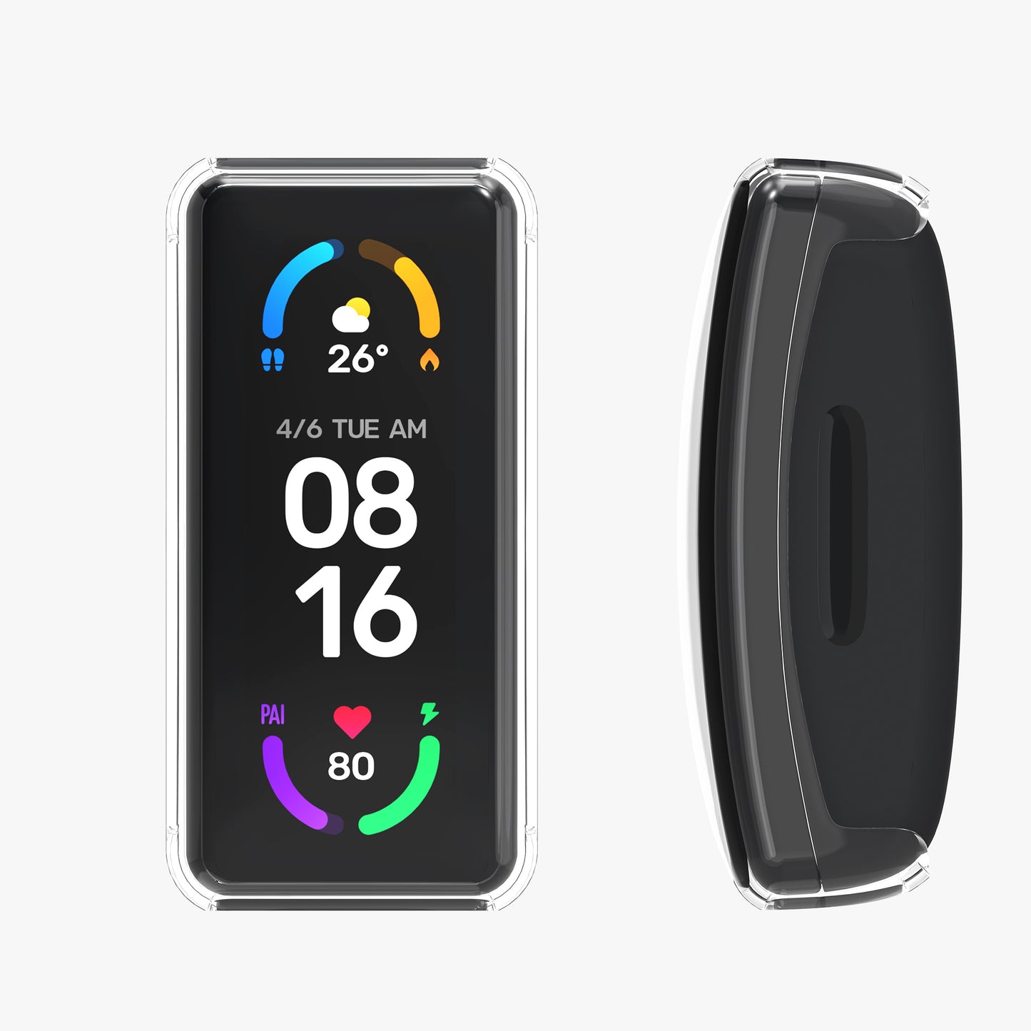kwmobile Schutzhülle für Fitbit Inspire 3 / Inspire 2 / Ace 3 Fullbody Display Cover Set