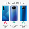 kwmobile Hülle kompatibel mit Xiaomi Poco X3 NFC / Poco X3 Pro - Handy Case