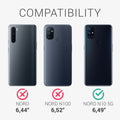 kwmobile Handyhülle für OnePlus Nord N10 5G Hülle - Case Silikon - Kabelloses Laden - Schutzhülle Cover