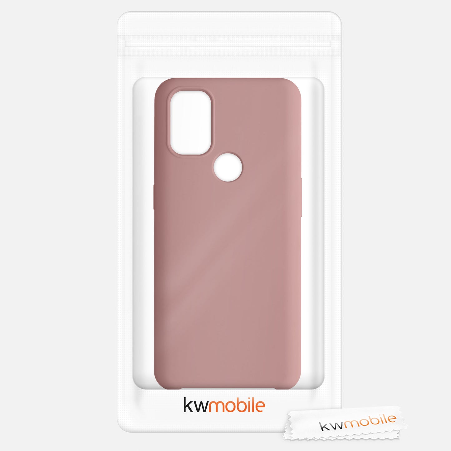 kwmobile Handyhülle für OnePlus Nord N10 5G Hülle - Case Silikon - Kabelloses Laden - Schutzhülle Cover