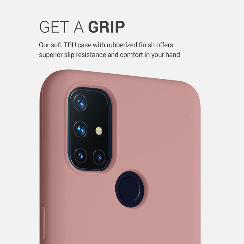 kwmobile Handyhülle für OnePlus Nord N10 5G Hülle - Case Silikon - Kabelloses Laden - Schutzhülle Cover