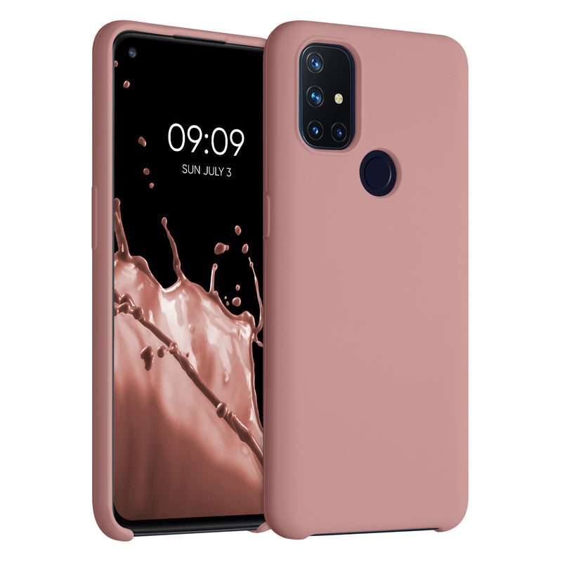 kwmobile Handyhülle für OnePlus Nord N10 5G Hülle - Case Silikon - Kabelloses Laden - Schutzhülle Cover
