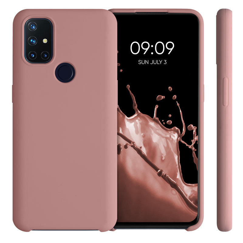 kwmobile Handyhülle für OnePlus Nord N10 5G Hülle - Case Silikon - Kabelloses Laden - Schutzhülle Cover