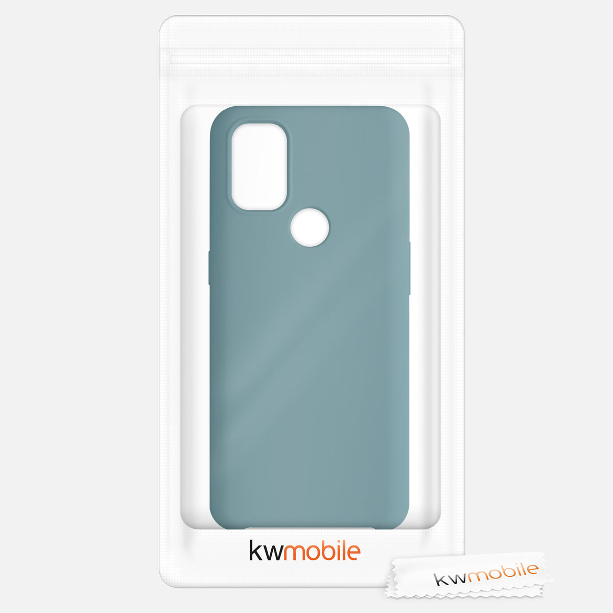kwmobile Handyhülle für OnePlus Nord N10 5G Hülle - Case Silikon - Kabelloses Laden - Schutzhülle Cover