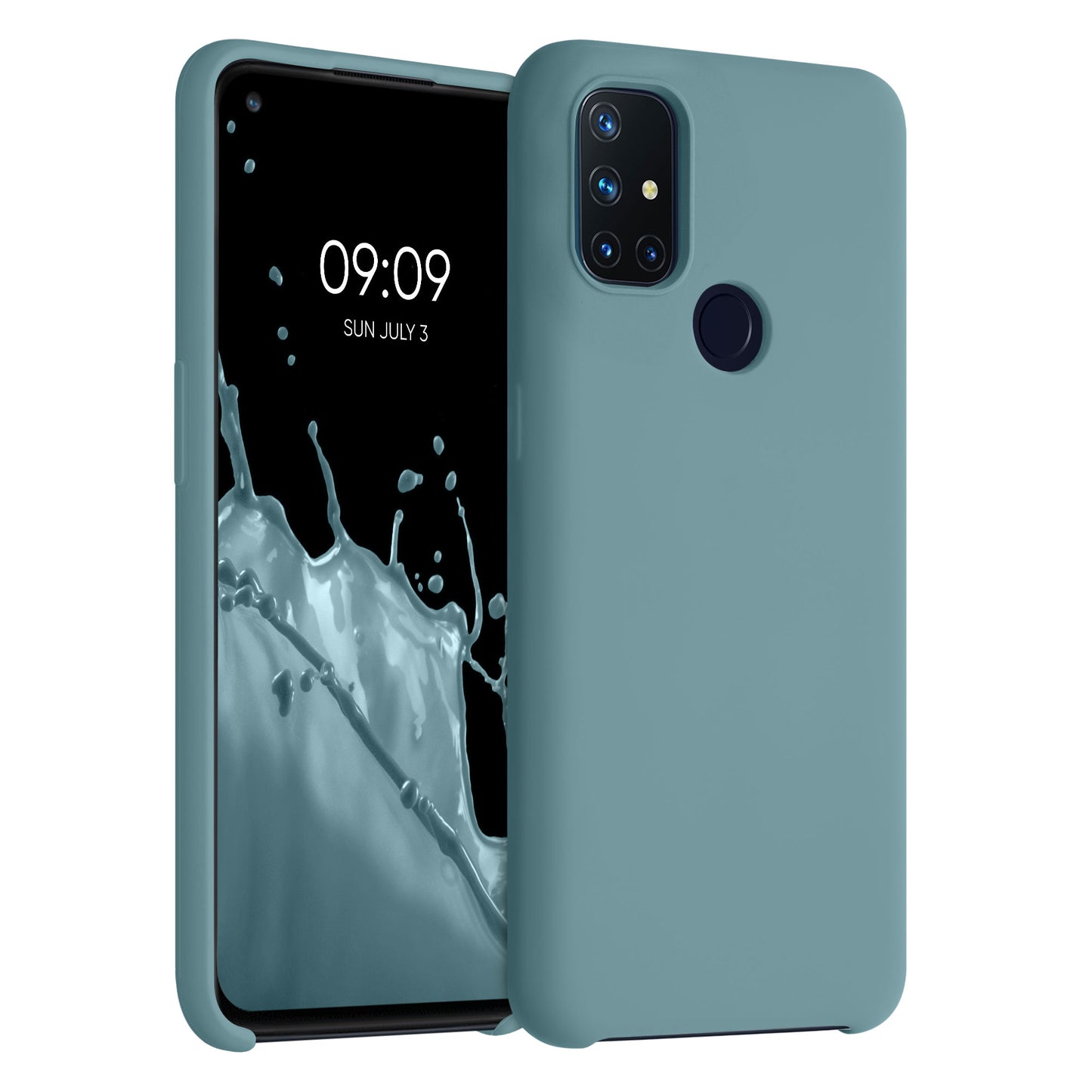 kwmobile Handyhülle für OnePlus Nord N10 5G Hülle - Case Silikon - Kabelloses Laden - Schutzhülle Cover