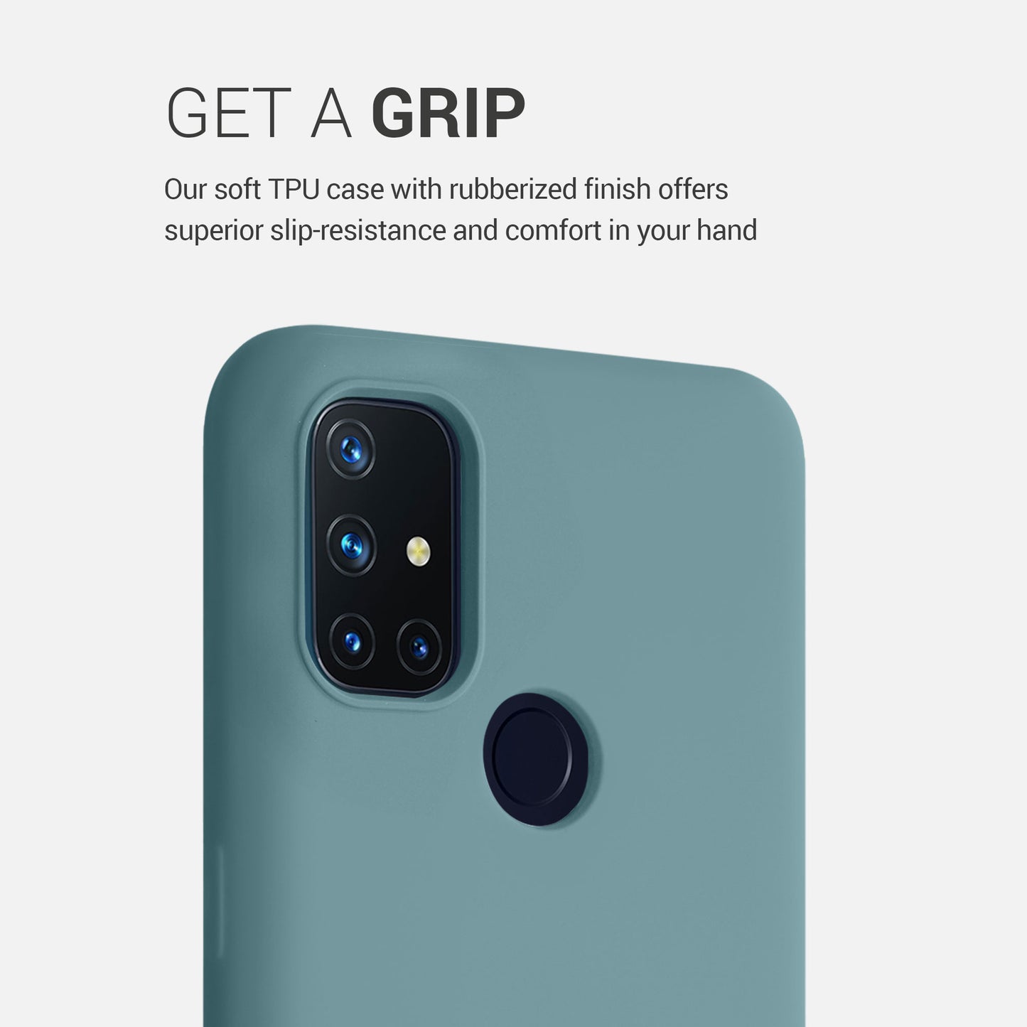 kwmobile Handyhülle für OnePlus Nord N10 5G Hülle - Case Silikon - Kabelloses Laden - Schutzhülle Cover
