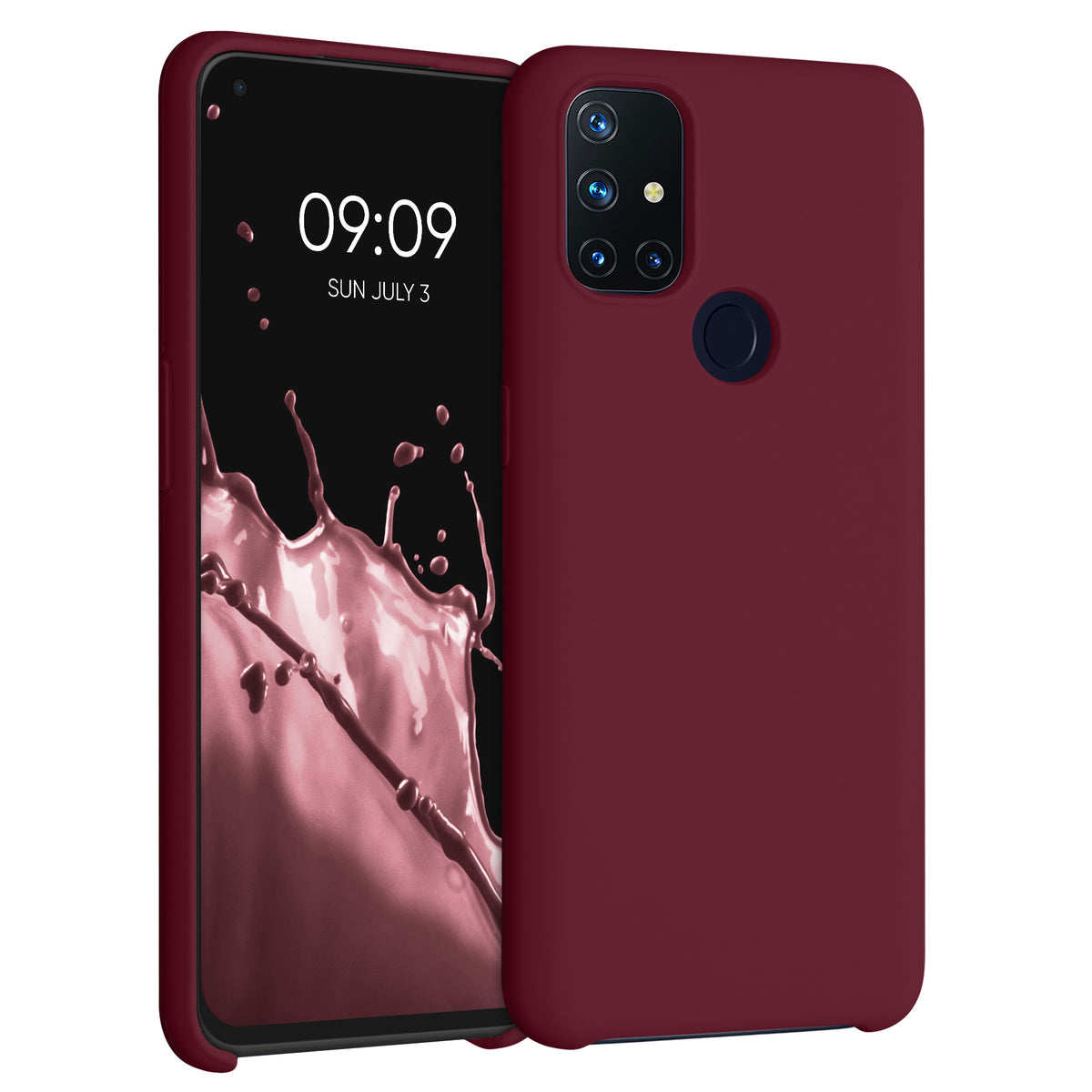kwmobile Handyhülle für OnePlus Nord N10 5G Hülle - Case Silikon - Kabelloses Laden - Schutzhülle Cover