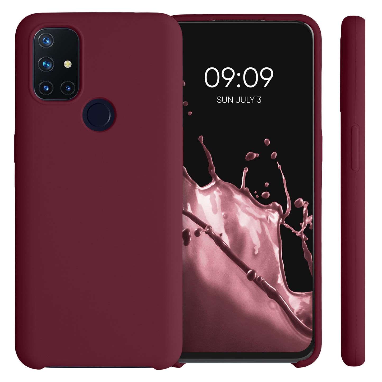 kwmobile Handyhülle für OnePlus Nord N10 5G Hülle - Case Silikon - Kabelloses Laden - Schutzhülle Cover