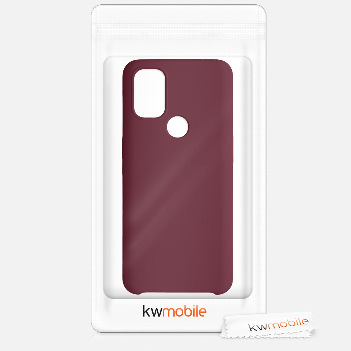 kwmobile Handyhülle für OnePlus Nord N10 5G Hülle - Case Silikon - Kabelloses Laden - Schutzhülle Cover