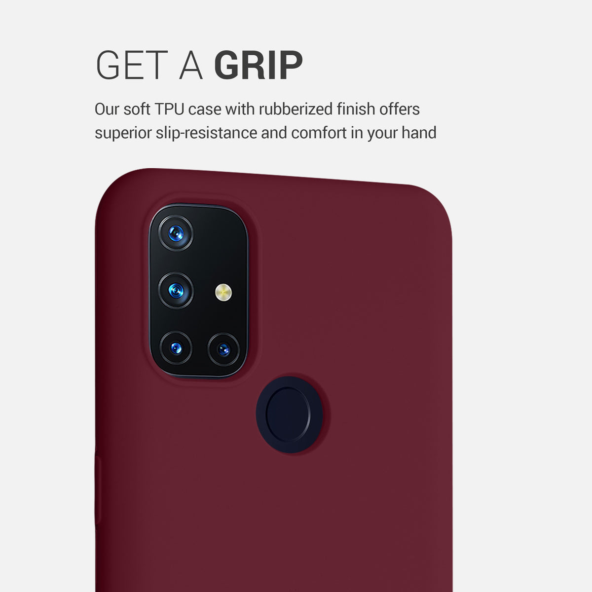 kwmobile Handyhülle für OnePlus Nord N10 5G Hülle - Case Silikon - Kabelloses Laden - Schutzhülle Cover