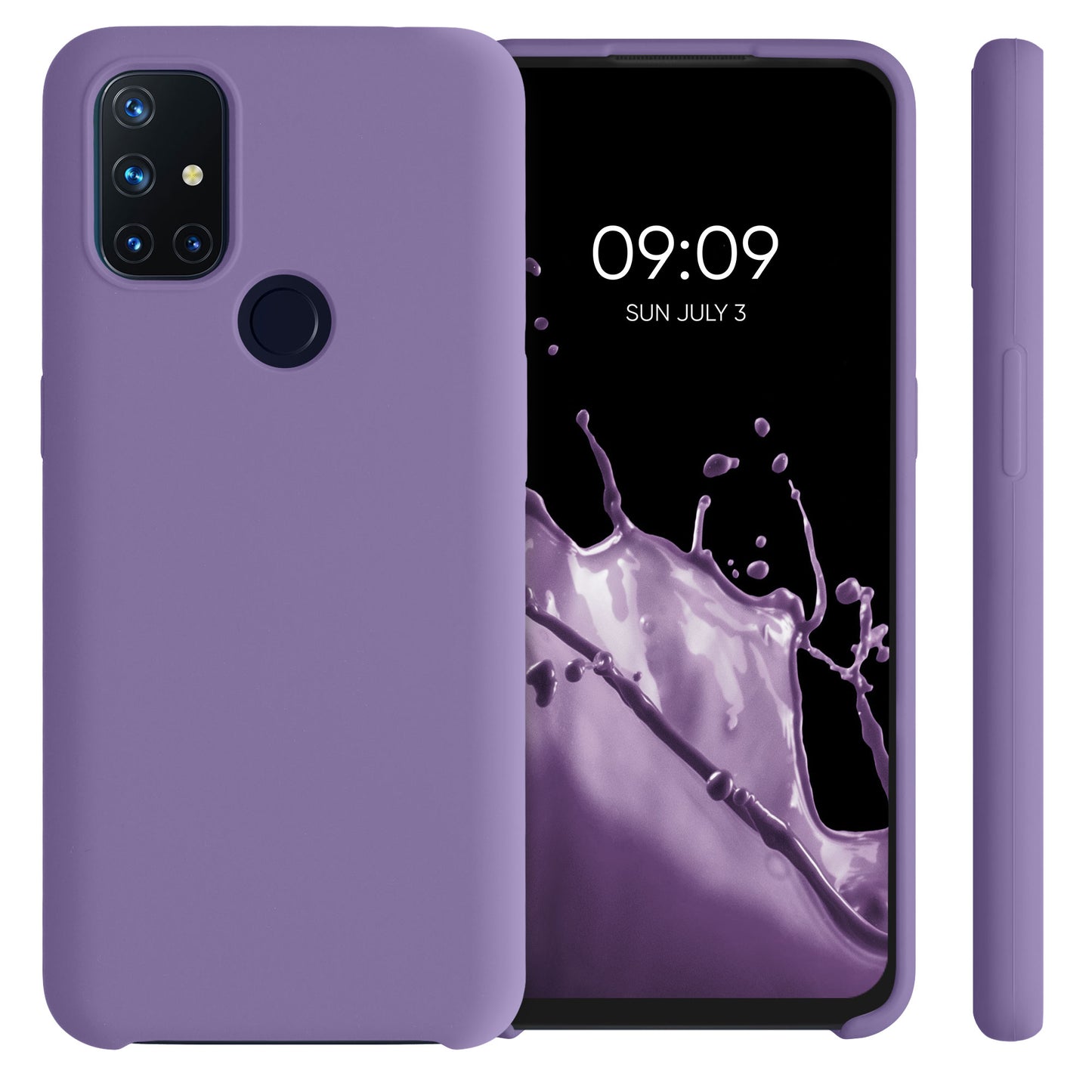 kwmobile Handyhülle für OnePlus Nord N10 5G Hülle - Case Silikon - Kabelloses Laden - Schutzhülle Cover