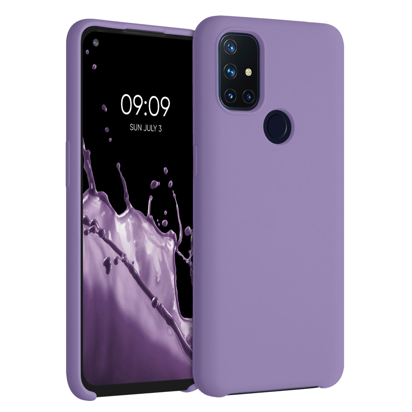 kwmobile Handyhülle für OnePlus Nord N10 5G Hülle - Case Silikon - Kabelloses Laden - Schutzhülle Cover