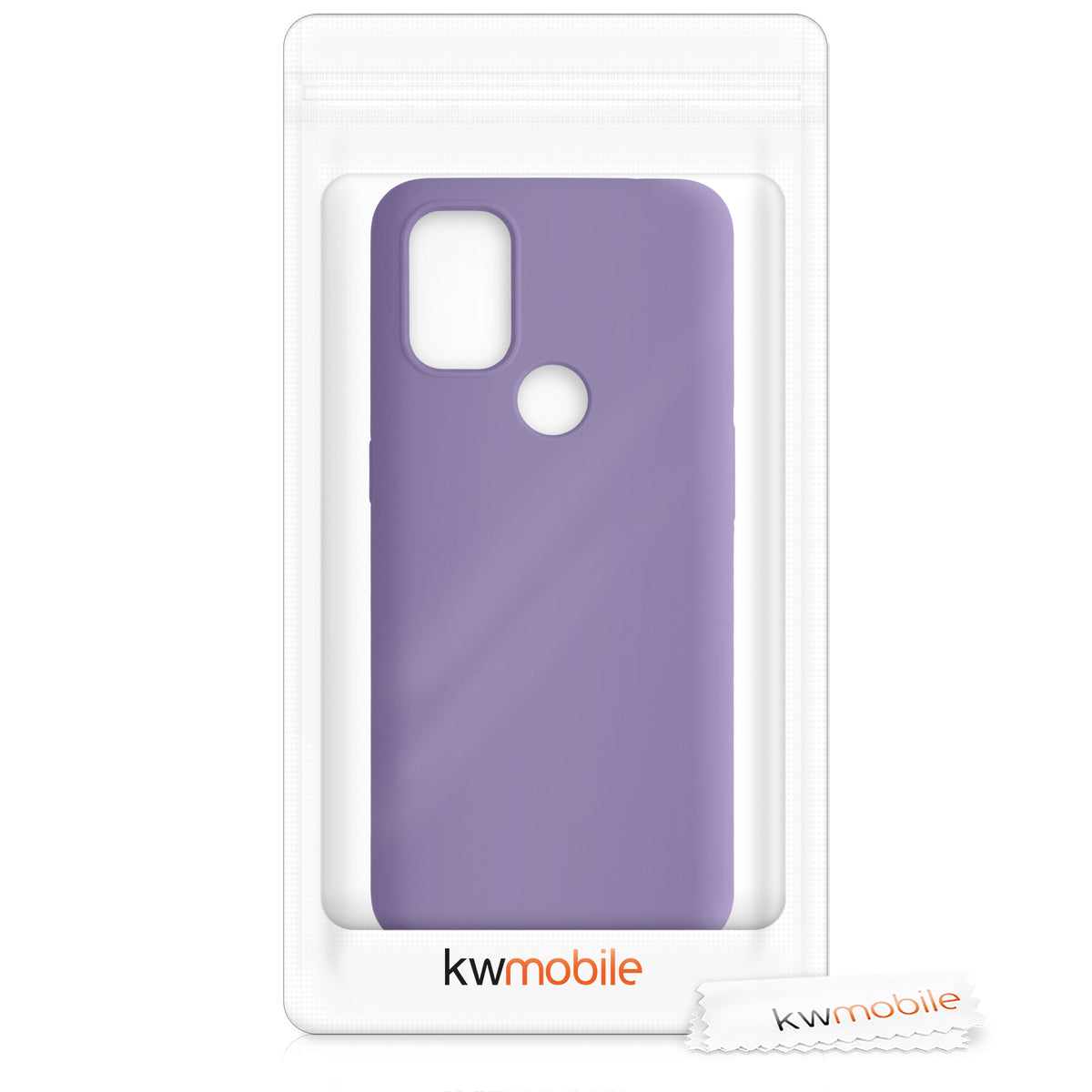 kwmobile Handyhülle für OnePlus Nord N10 5G Hülle - Case Silikon - Kabelloses Laden - Schutzhülle Cover