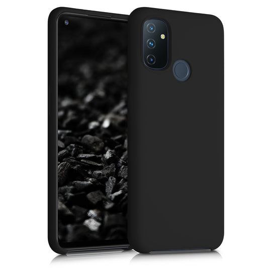kwmobile Handyhülle für OnePlus Nord N100 Hülle - Case Silikon - Kabelloses Laden - Schutzhülle Cover